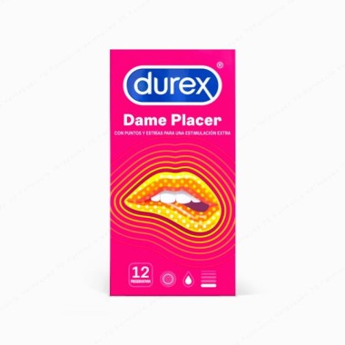 DUREX Dame Placer - 12 preservativos