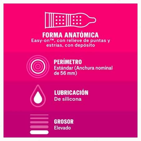 DUREX Dame Placer - 12 preservativos