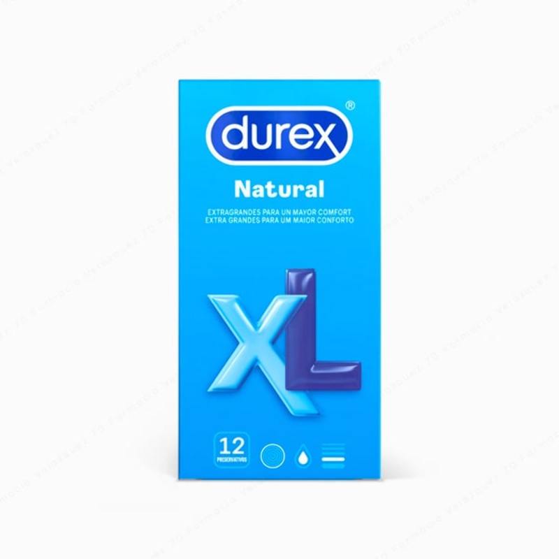 DUREX Natural XL - 12 preservativos
