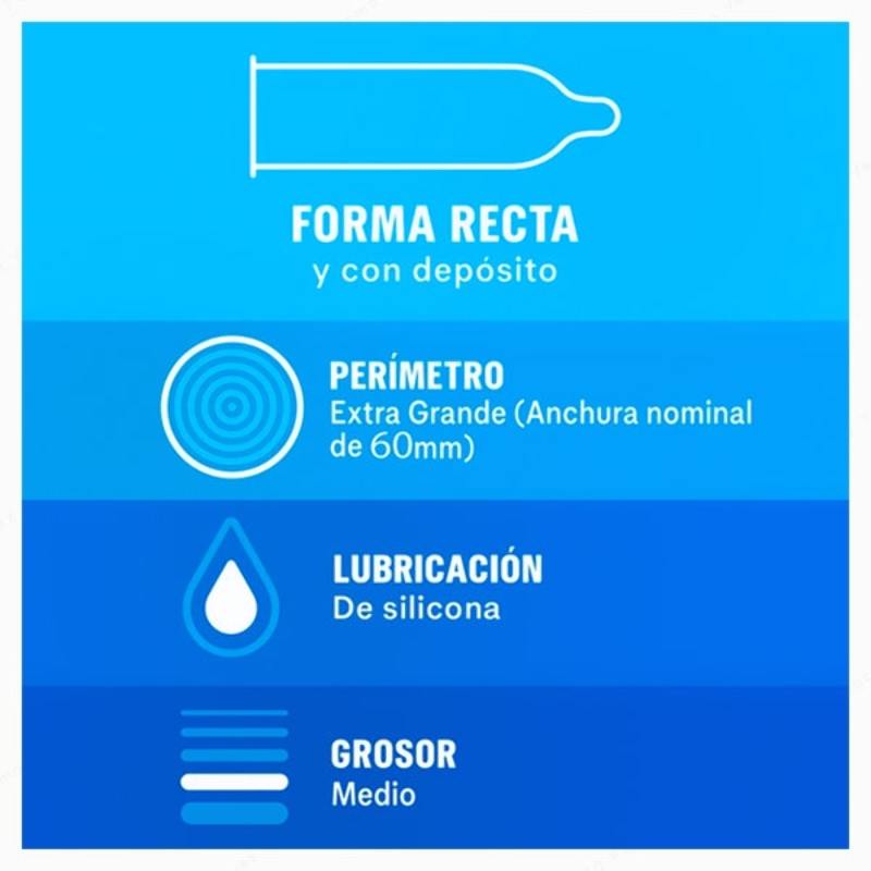 DUREX Natural XL - 12 preservativos