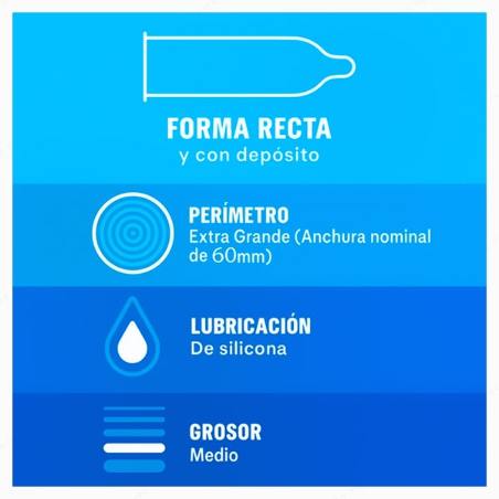 DUREX Natural XL - 12 preservativos