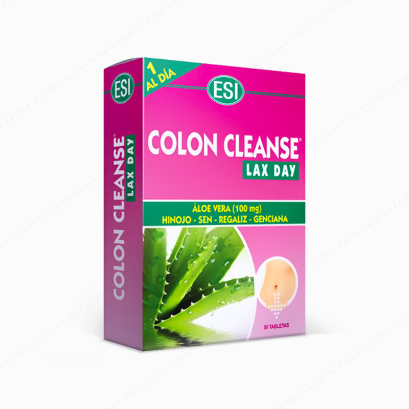 ESI Colon Cleanse Lax Day - 30 tabletas