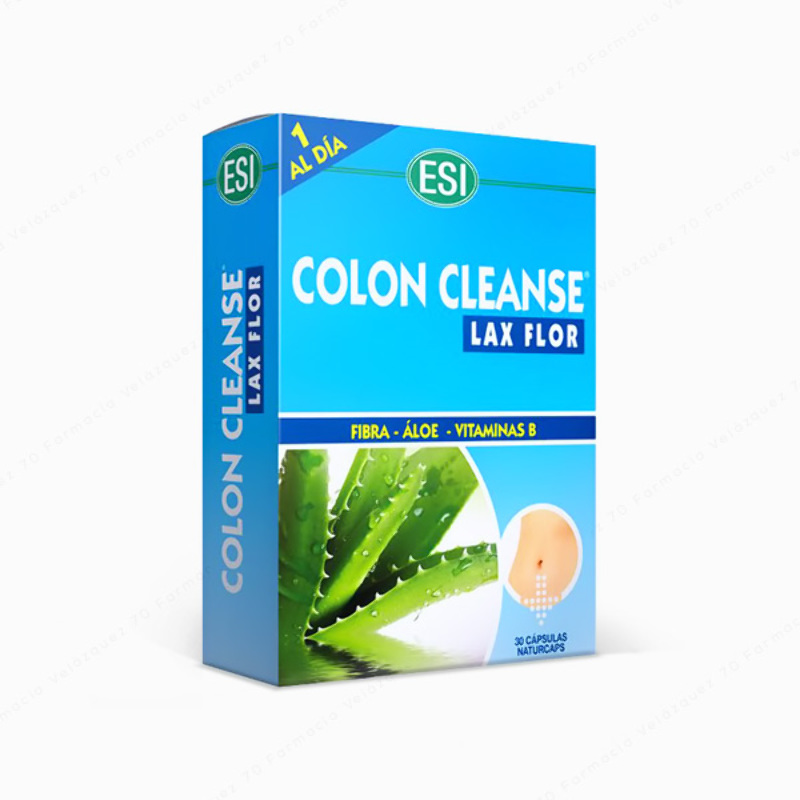 ESI Colon Cleanse Lax Flor - 30 cápsulas
