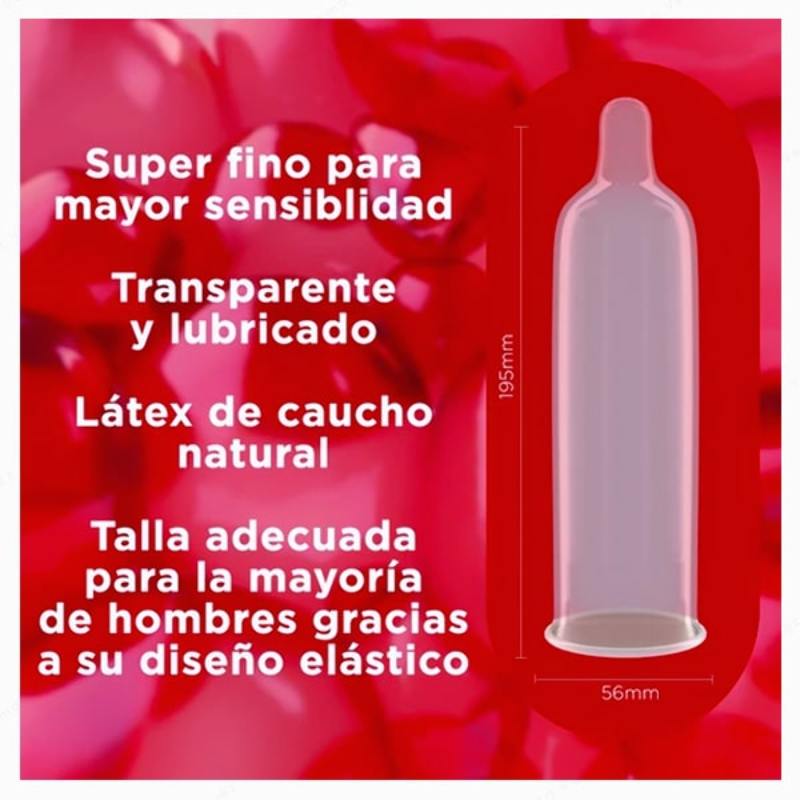 DUREX Sensitivo Contacto Total - 12 preservativos