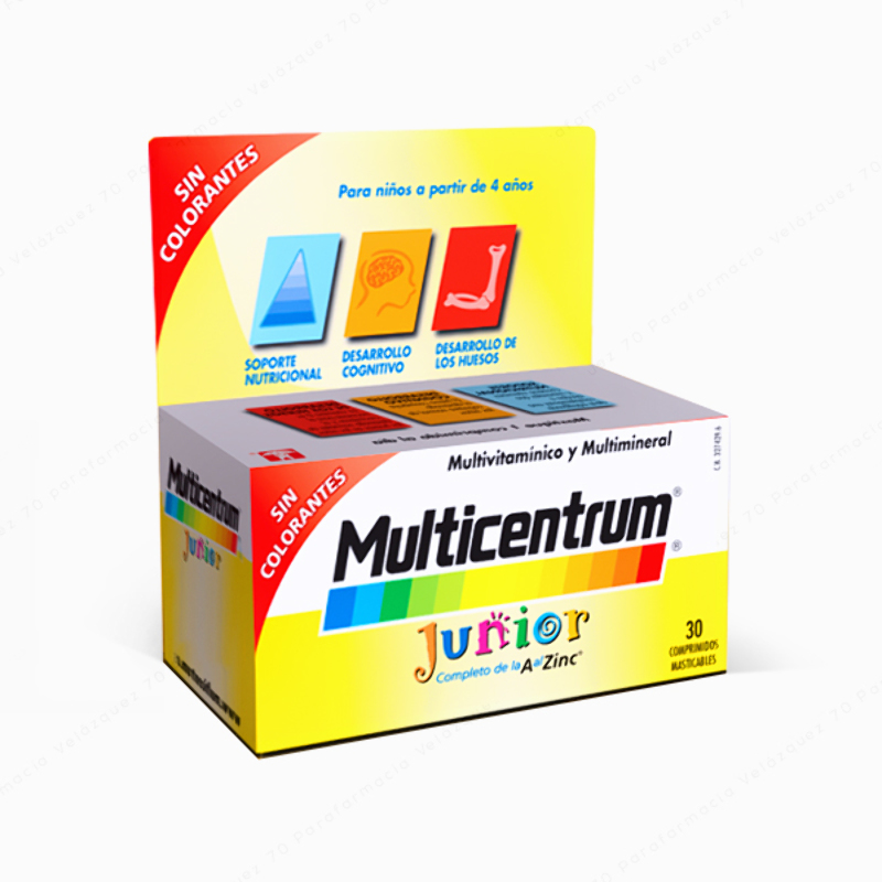 Multicentrum® Junior - 30 comprimidos masticables