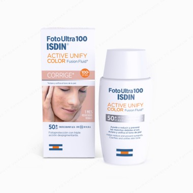 Foto Ultra 100 ISDIN Active Unify COLOR Fusion Fluid SPF...