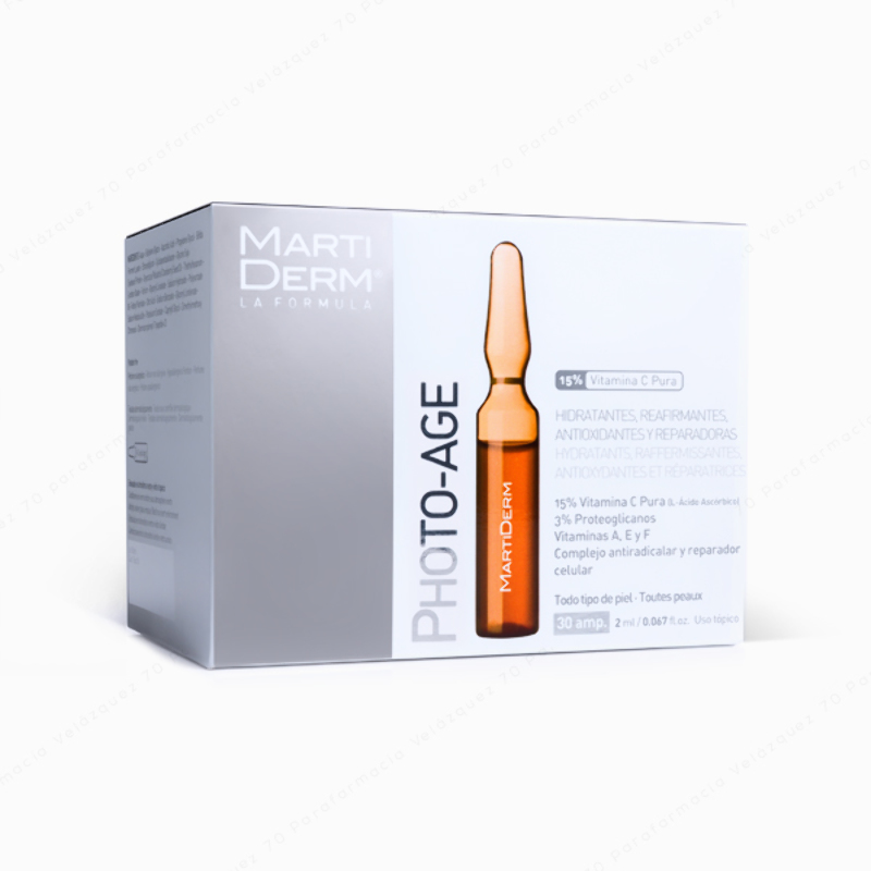 MartiDerm® Photo-Age HA+ - 30 ampollas