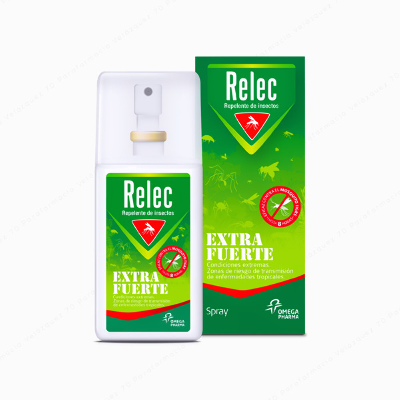 Relec EXTRA FUERTE Repelente Mosquito Tigre / Zika - 75 ml