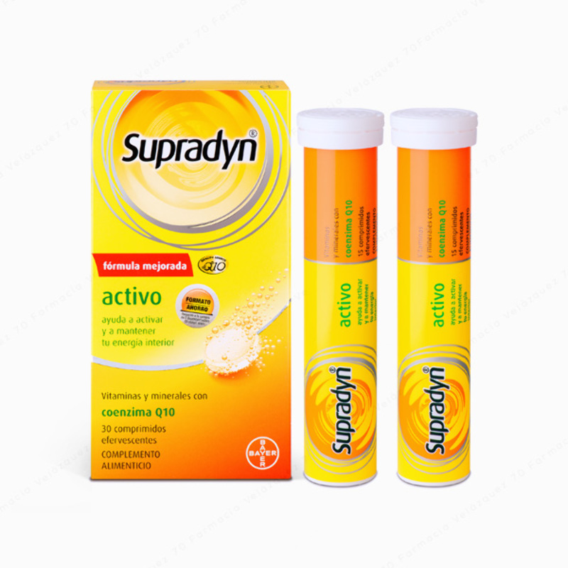 Supradyn® Activo Efervescente - 30 comprimidos efervescentes