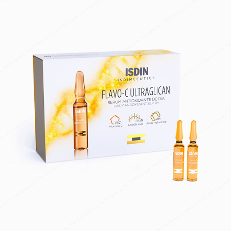 ISDIN Isdinceutics Flavo-C Ultraglican - 30 ampollas x 2 ml