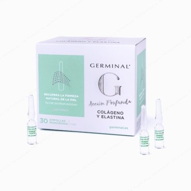 GERMINAL Acción Profunda Colágeno y Elastina - 30 ampollas