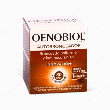Oenobiol® Autobronceador - 30 cápsulas