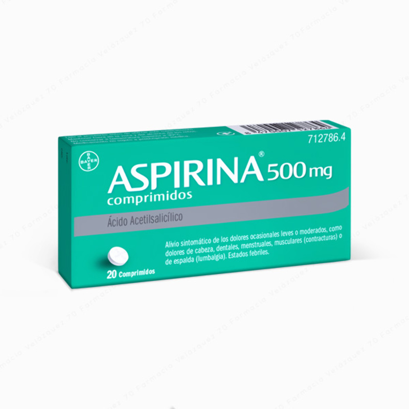 Aspirina® 500 mg - 20 comprimidos