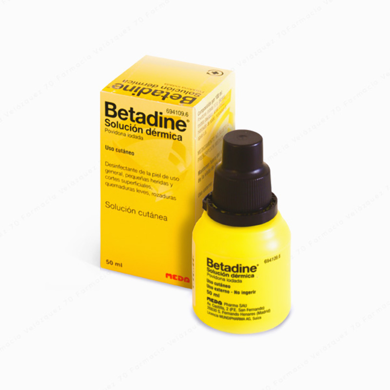 Betadine® Solución Dérmica - 50 ml