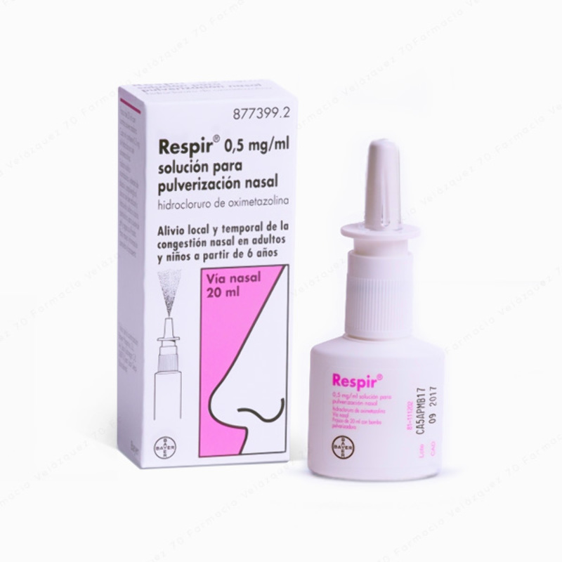 Respir® 0,5 mg/ml solución para pulverización nasal - 20 ml