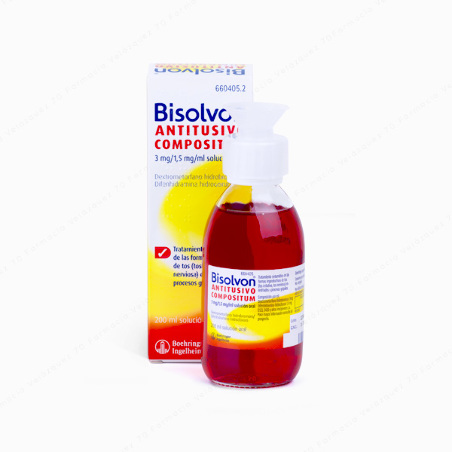 Bisolvon® Antitusivo Compositum 3 mg / 1,5 mg/ml solución oral - 200 ml