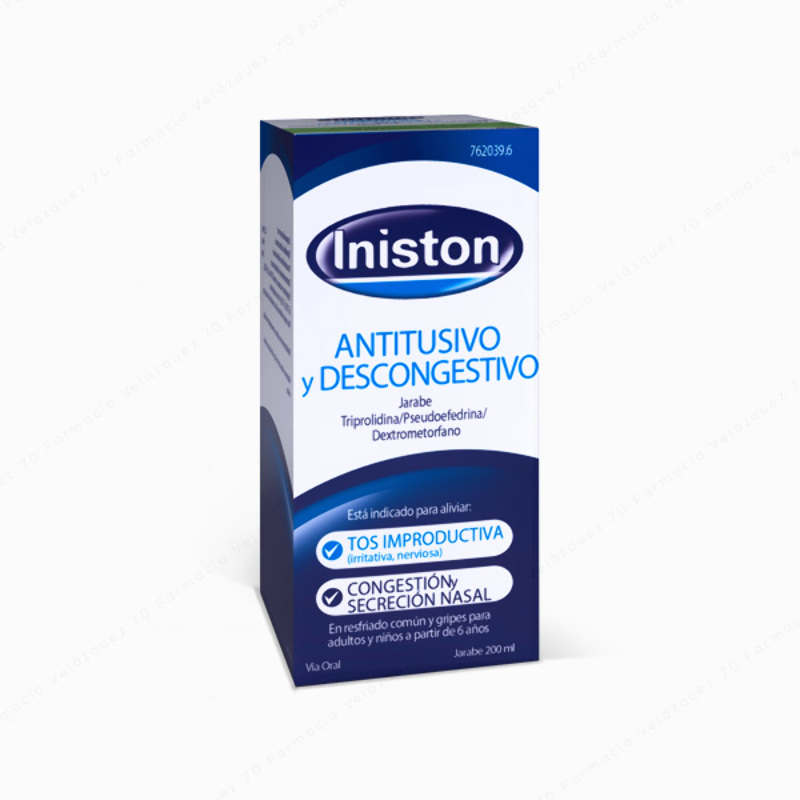 Iniston Antitusivo y Descongestivo jarabe - 200 ml