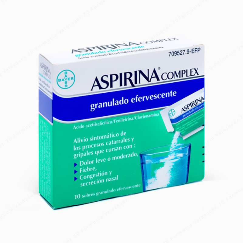 Aspirina® Complex - 10 sobres granulado efervescente
