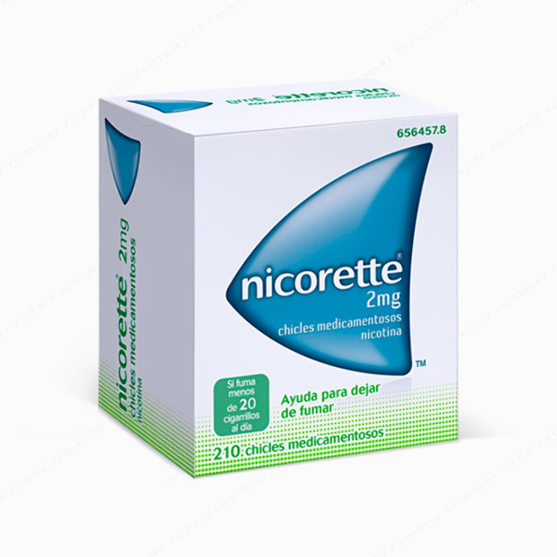 Nicorette® 2 mg - 210 chicles medicamentosos