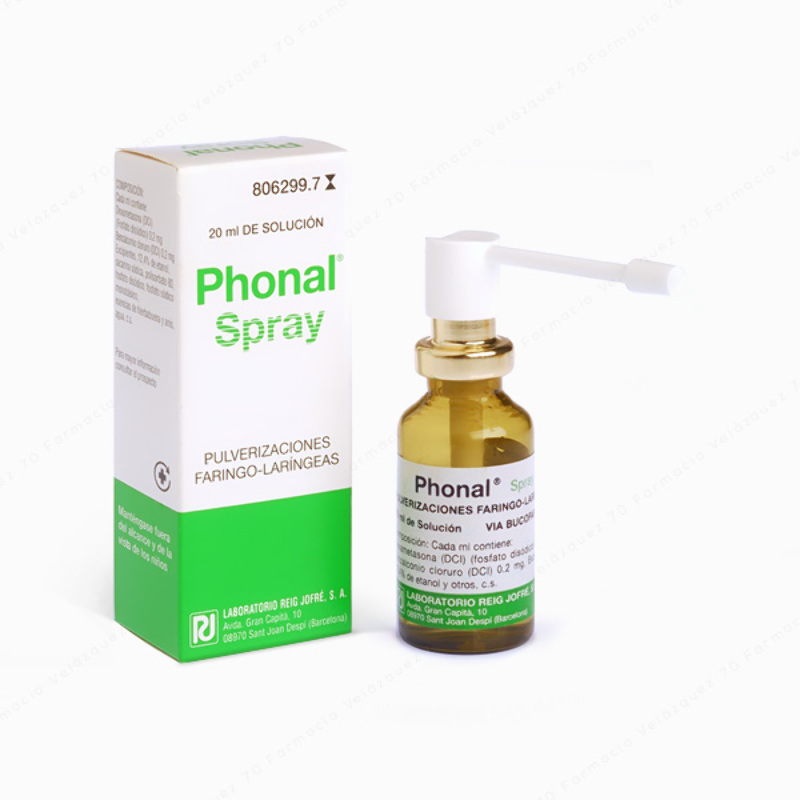 Phonal® Spray pulverizaciones faringeo-laringeas - 20 ml