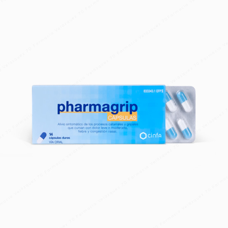 Pharmagrip cápsulas - 14 cápsulas duras