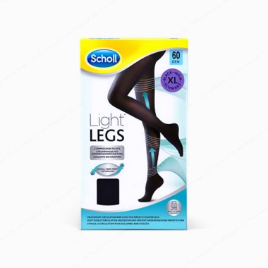 Dr. Scholl Light Legs Medias de compresión Negro Opaco 60...