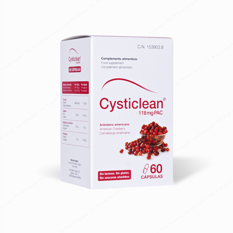 CYSTICLEAN 240 mg - 60 cápsulas