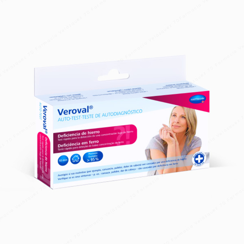 Veroval® Auto-Test Deficiencia de Hierro - 1...
