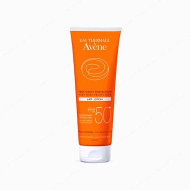 Avène Solar Pieles Sensibles Leche SPF 50+ - 250 ml