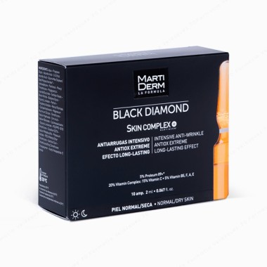 MartiDerm® Black Diamond Skin Complex - 10 ampollas