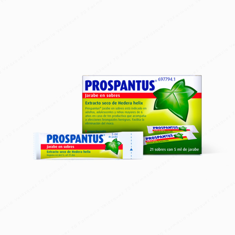 Prospantus® jarabe en sobres - 21 sobres con 5 ml de jarabe