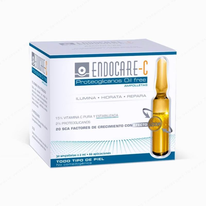 ENDOCARE®-C Proteoglicanos Oil Free Ampollas - 30 ampollas
