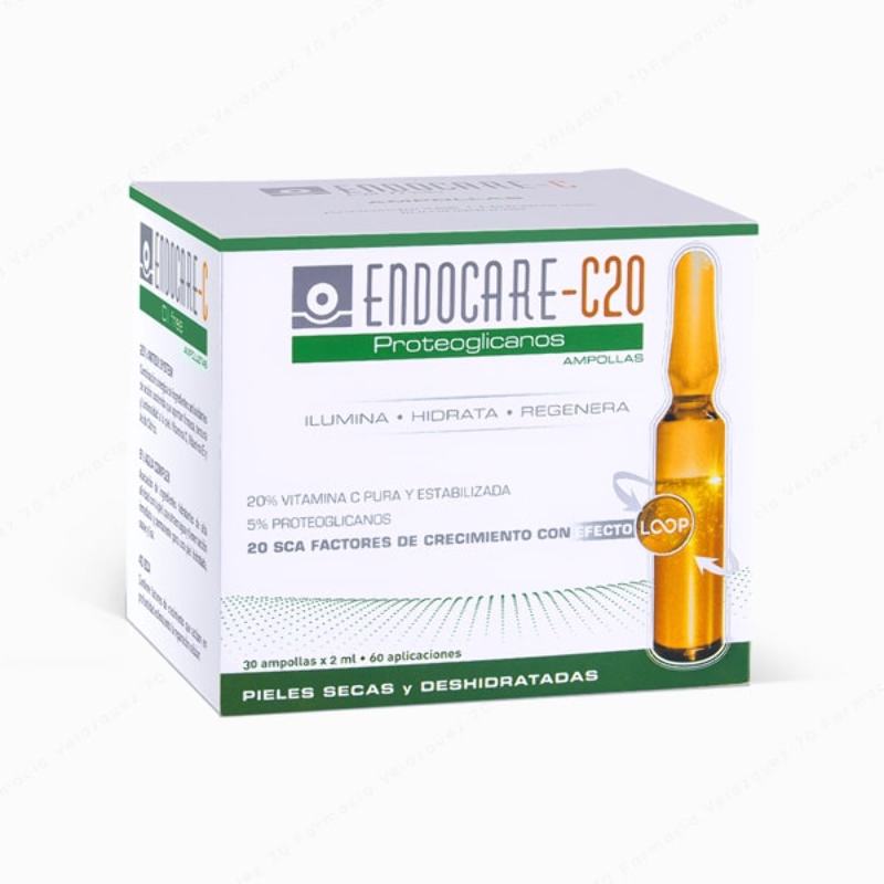 ENDOCARE®-C 20 Proteoglicanos Ampollas - 30 ampollas