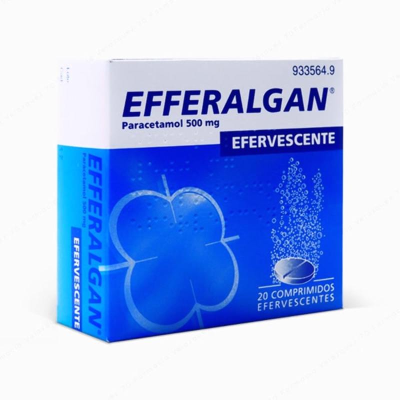 Efferalgan® 500 mg comprimidos efervescentes - 20 comprimidos