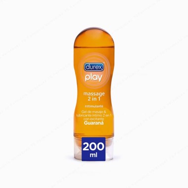 DUREX Play Massage 2 en 1 Estimulante Guaraná - 200 ml