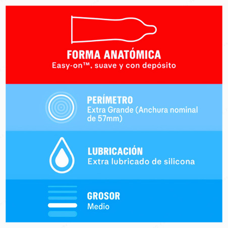 DUREX Sensitivo XL - 10 preservativos