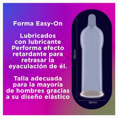 DUREX Placer Prolongado - 12 preservativos