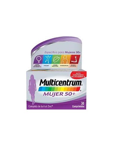 Multicentrum® Mujer 50+ - 30 comprimidos